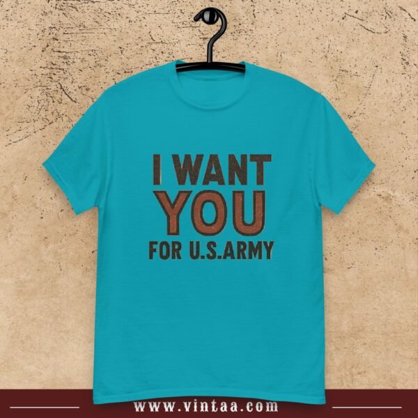 I WANT YOU FOR U.S. ARMY Tee – Vintage American Propaganda Style - Image 9