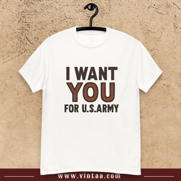 I WANT YOU FOR U.S. ARMY Tee – Vintage American Propaganda Style